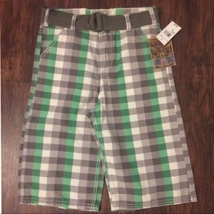 Industry 9 Boys Belted Cargo Shorts Size 18